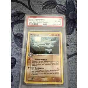 Pokemon 2004 Fire Red Leaf Green FRLG Marowak #7 Holo PSA 6